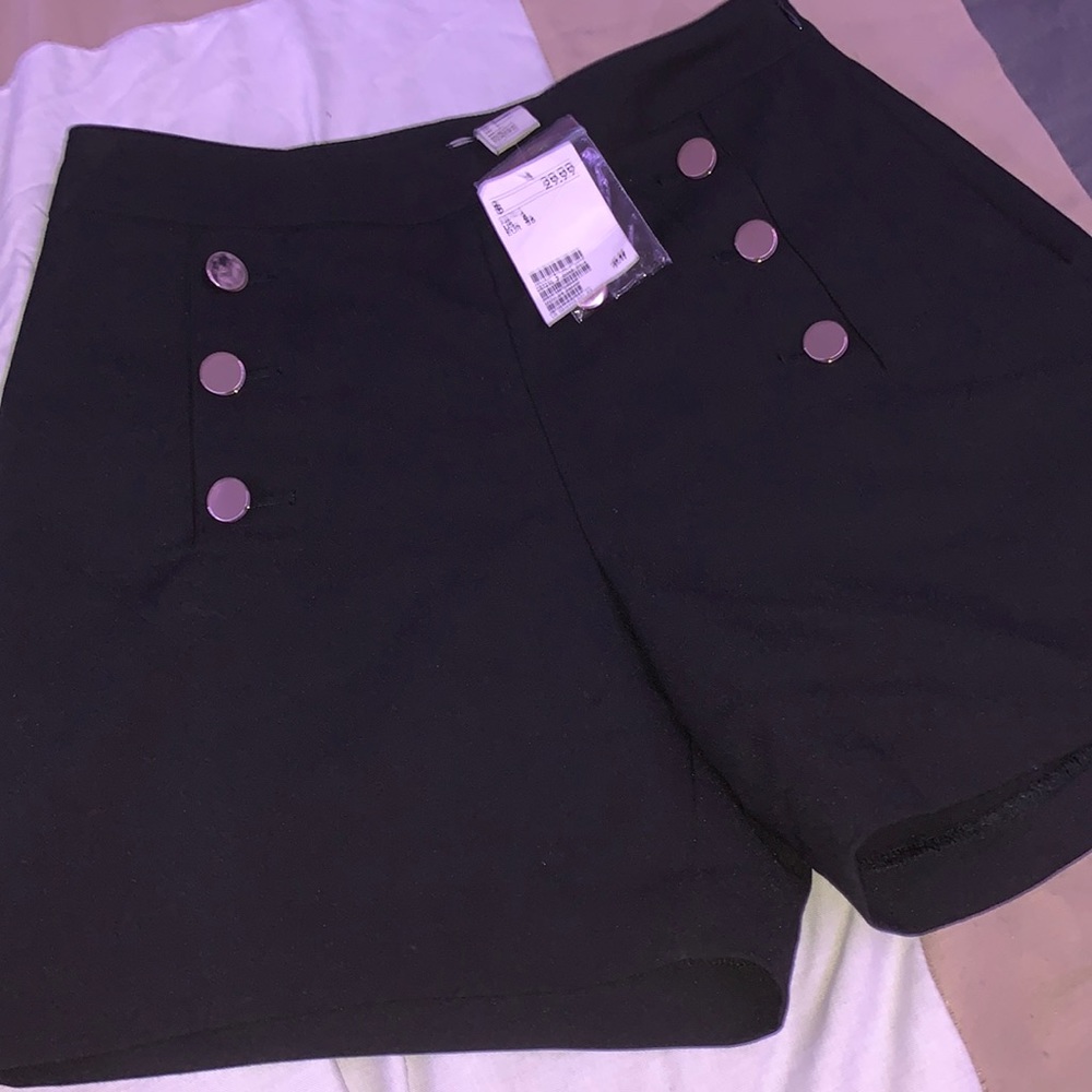 Black dressy shorts